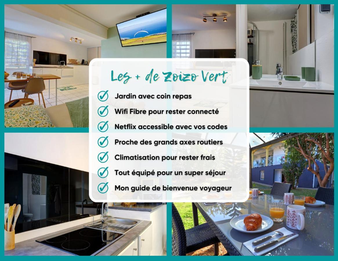 Zoizo Vert - Studio Au Calme Avec Jardin - St Leu Saint-Leu Esterno foto